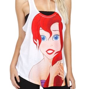 Hot Topic Disney The Little Mermaid Racerback Tank  Top Junior Plus 3X